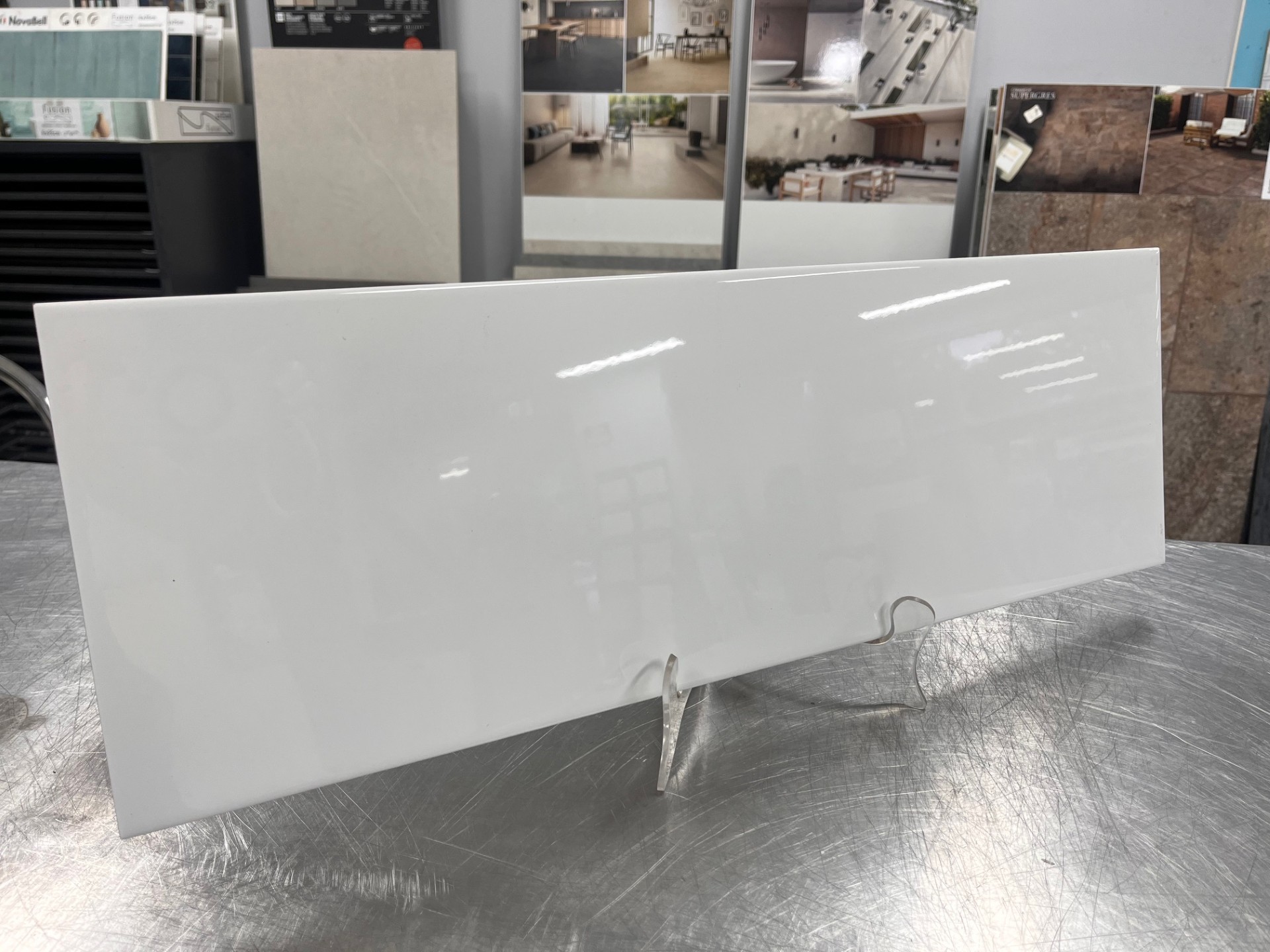 Ming Bon Gloss White Non-Rectified 20x60cm