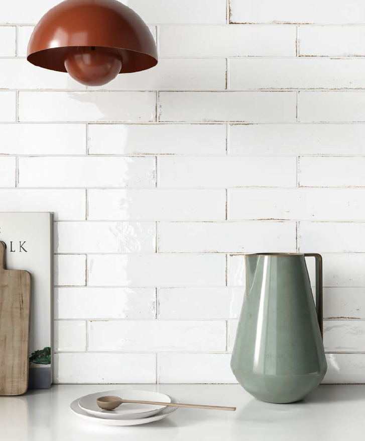 Novabell Fusion Gloss Bianco Brick 6x25cm