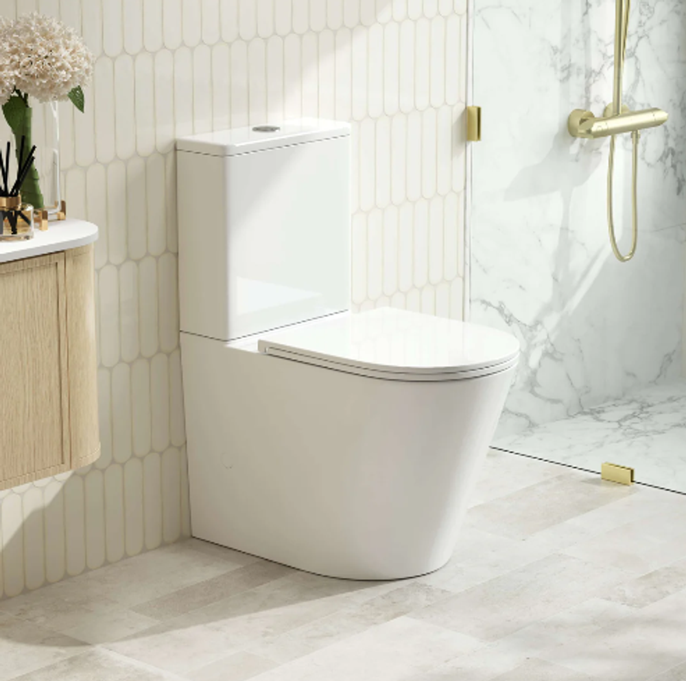 OXFORD Tornado Rimless Back To Wall Toilet Suite