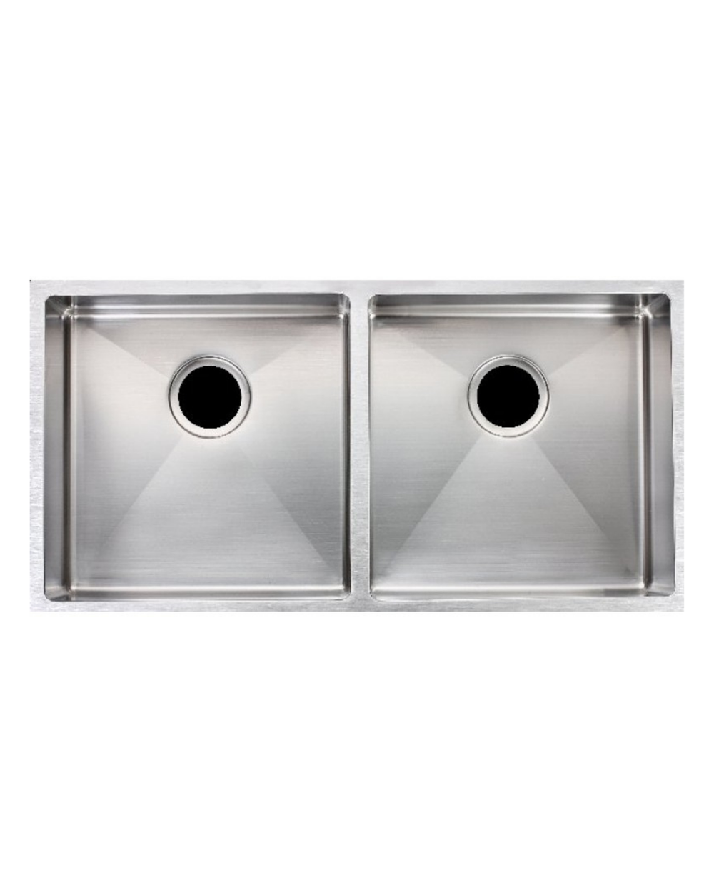 Handmade Stainless Steel Double Bowl Kitchen Sink 1.2mm (Top/Undermount) 865*440*200mm