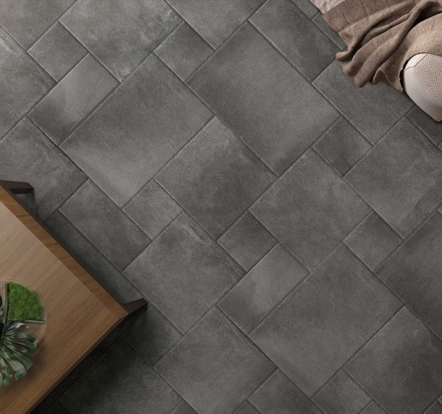 Terra Cotta Grigio French Pattern