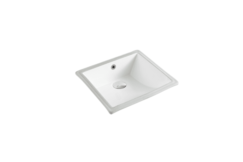Nue 44 High Gloss White Undercounter Basin
