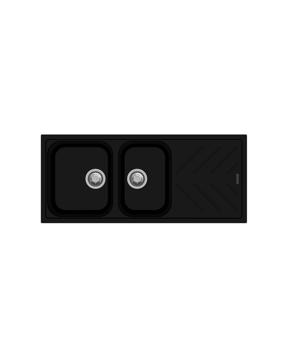 Carysil New Beethoven D-150 Granite Sink (Top Mount) 1000*500*200/140mm