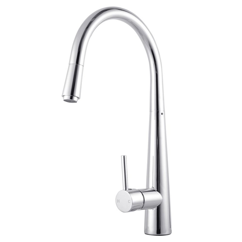 360° Round Swivel Pull Out Kitchen Mixer
