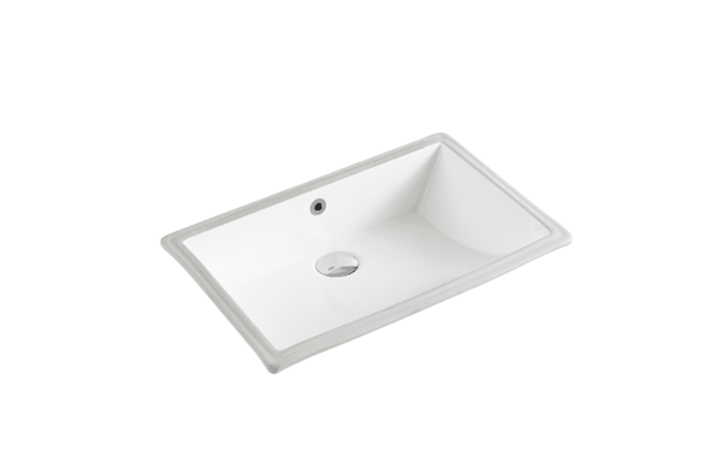 Nue 52 High Gloss White Undercounter Basin