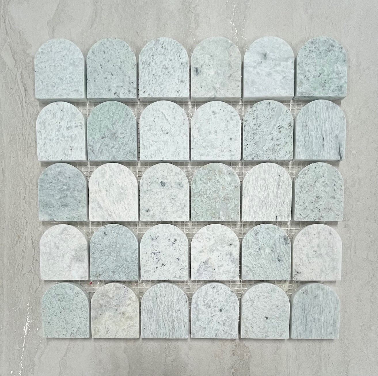 Bellavista Ming Green Marble Arch Sheet 30.8×31.4cm
