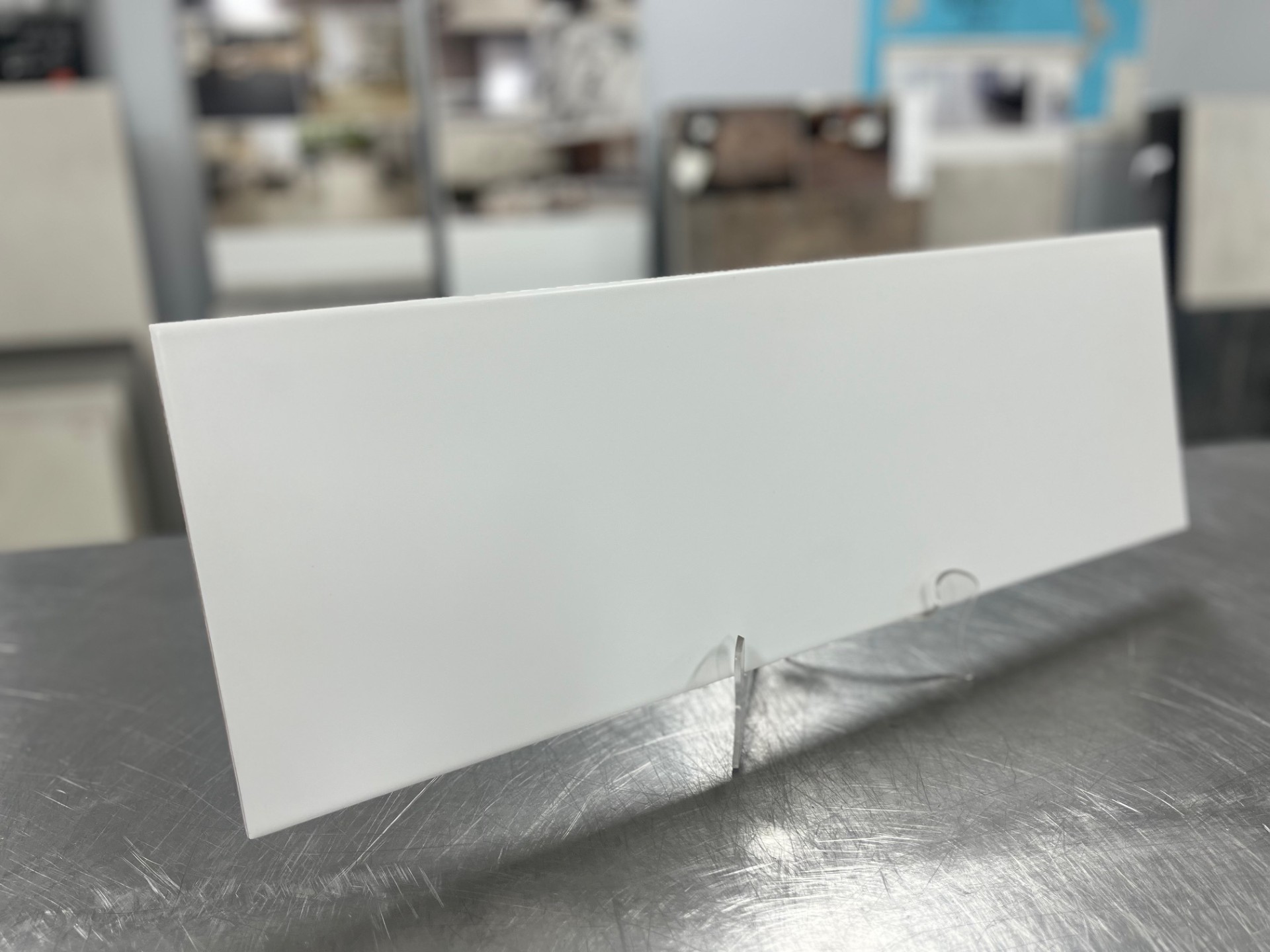 Ming Bon Matt White Non-Rectified 20x60cm