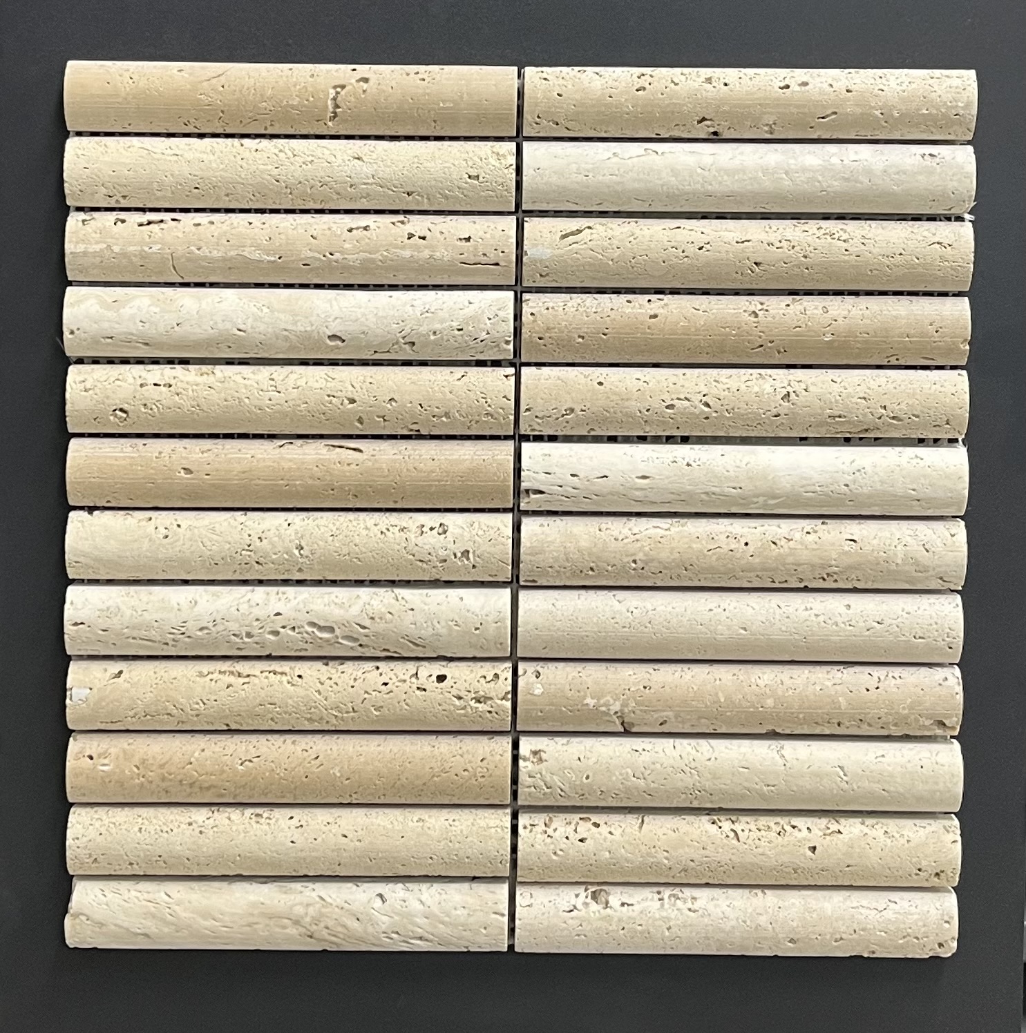 Bellavista Travertine Flute 29.8×29.8cm sheet
