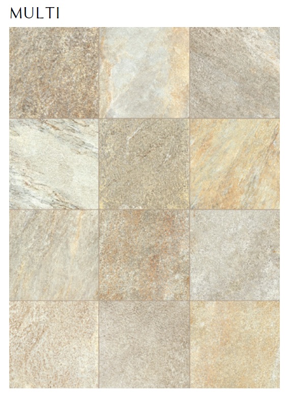 UNI Arenite Multi Natural Rectified 60x60cm