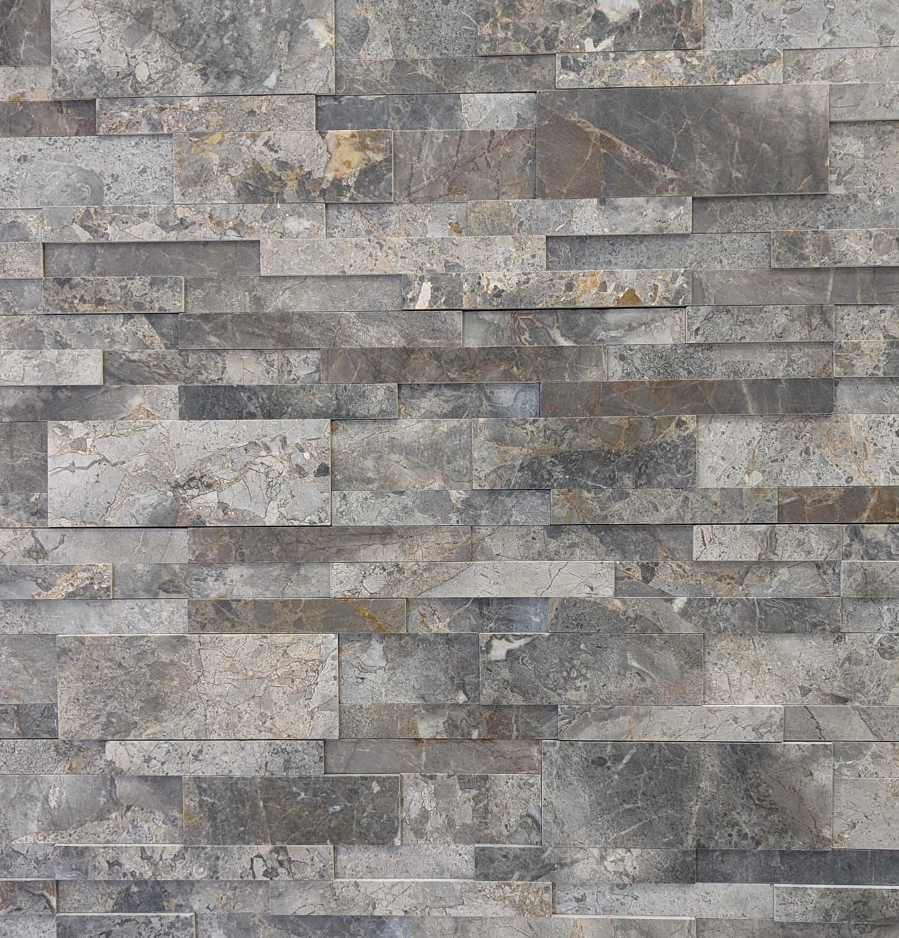 Grey multicolour honed ledgerstone