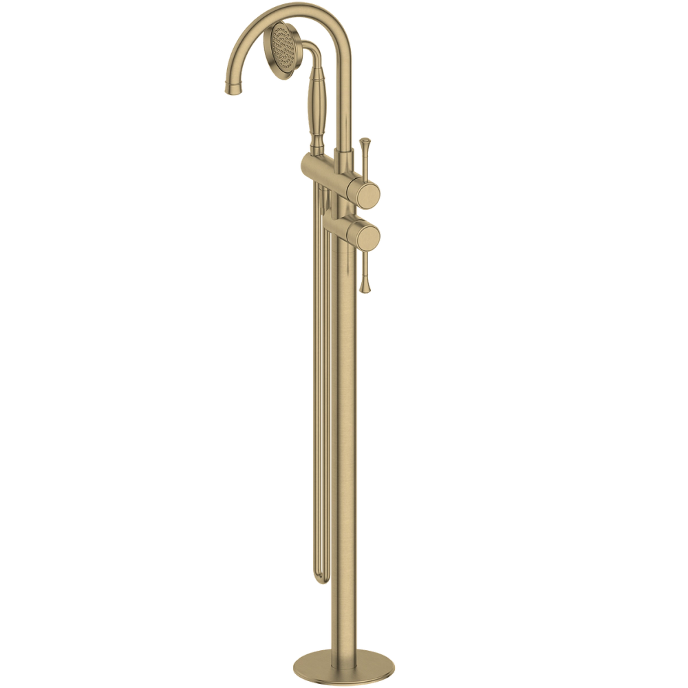 Coloniale Free Standing Bath Spout with Handheld