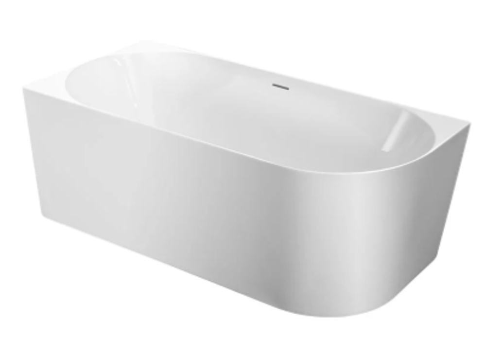 Nova 1400mm Left Hand Corner Gloss White Bathtub