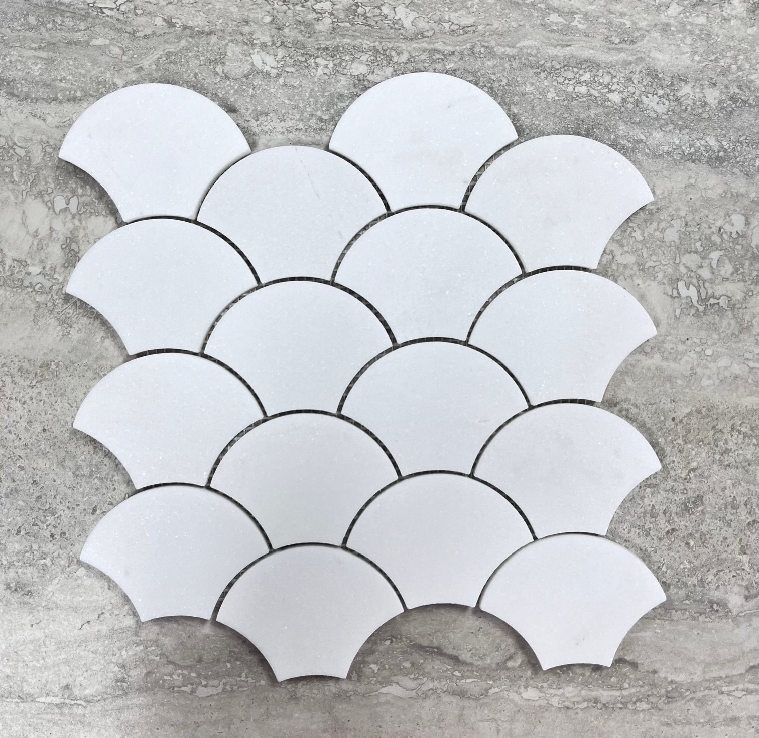 Starstile CW-H Crystal White Honed Shell Mosaic 27.6×27.7cm