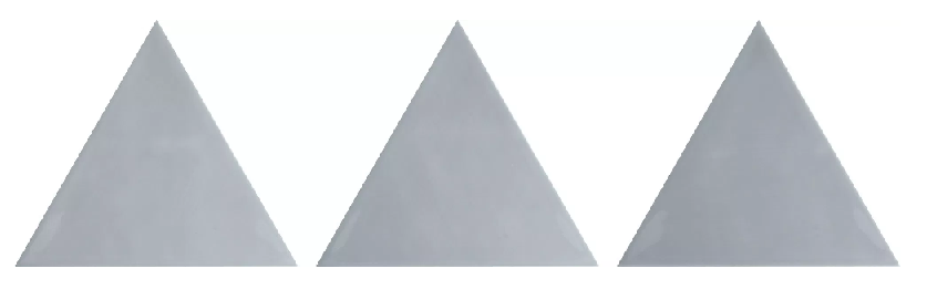 Quintessenza 3 Lati Carta Da Zucchero (Blue) Triangles 13.2 x 11.4cm