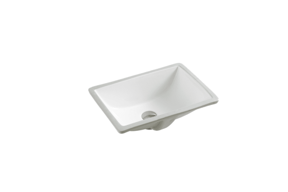Nue 46 High Gloss White Undercounter Basin