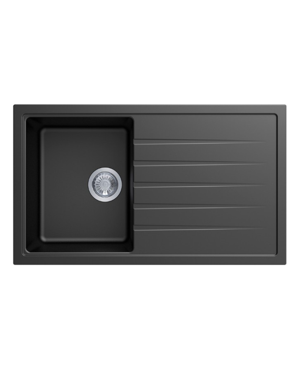 Carysil Vivaldi D-100 Granite Kitchen Sink with Drainboard (Top/Flush/Undermount) 860*500*205mm