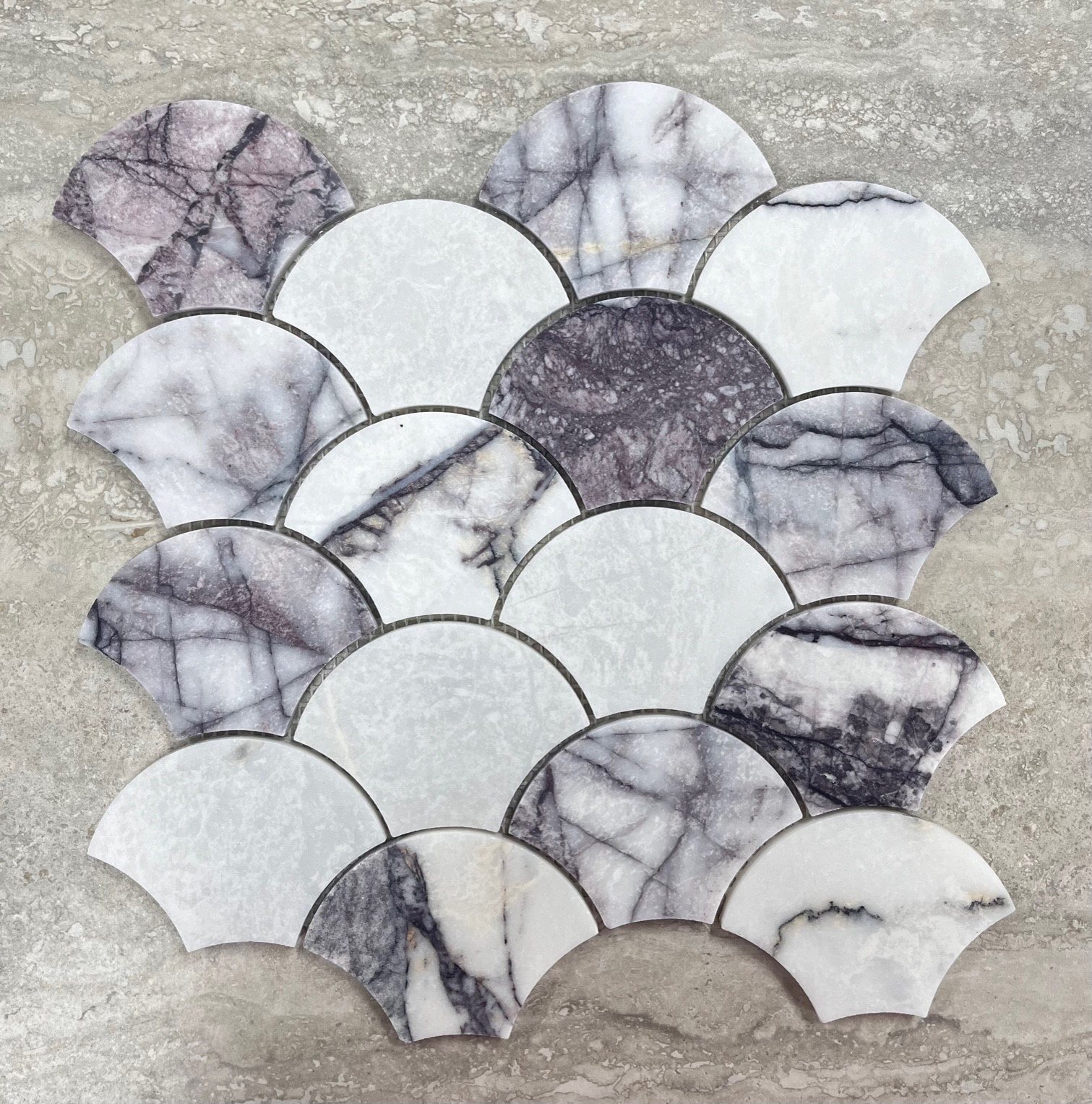 Starstile NY-H New York Stone Honed Shell Mosaic 27.6×27.7cm