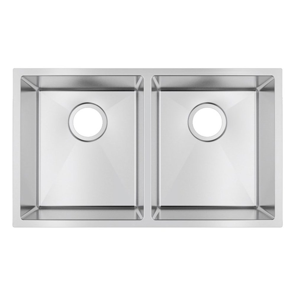 Handmade Stainless Steel Double Bowl Kitchen Sink 1.2mm (Top/Flush/Undermount) 740*440*200mm