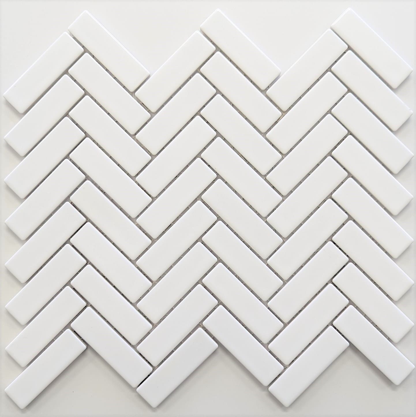 White Herringbone