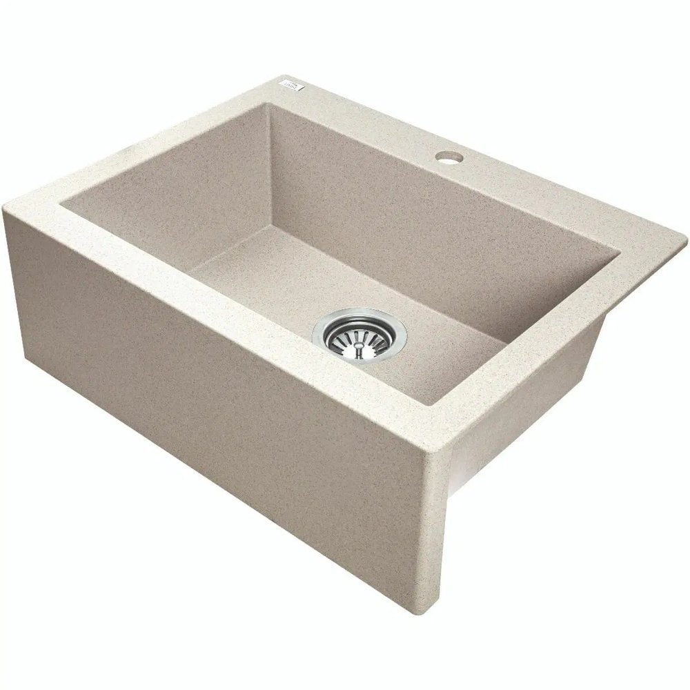 Laveo Granite Single Bowl Kitchen Sink 490x580x220mm