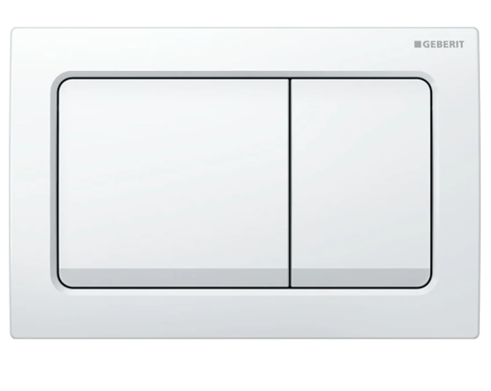 Geberit Alpha01 Square Dual Flush Plate