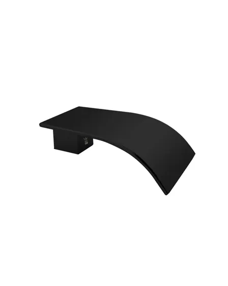 Esperia Waterfall Bath Spout Matt Black