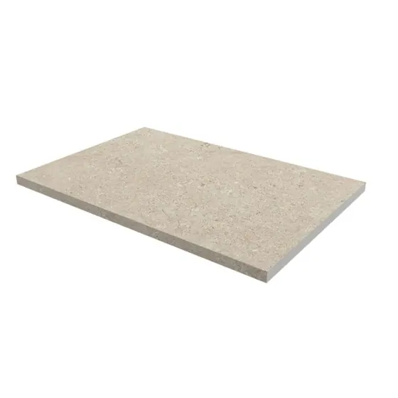 Amalfi Crema 40X60 20mm Bullnose-Pencil Edge