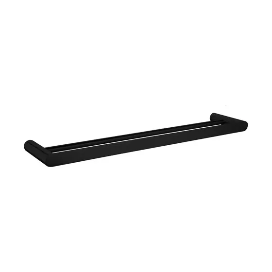 Esperia Double Towel Rail 600mm Black Matte