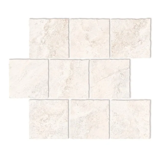 Santorini Cross-cut Oat Cob Mosaic 30x30 SurfaceTec® Tumbled Edg