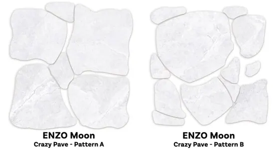 ENZO Moon SurfaceTec® Crazy Pave 2.16M2/Set (1 Box A +1 Box B)