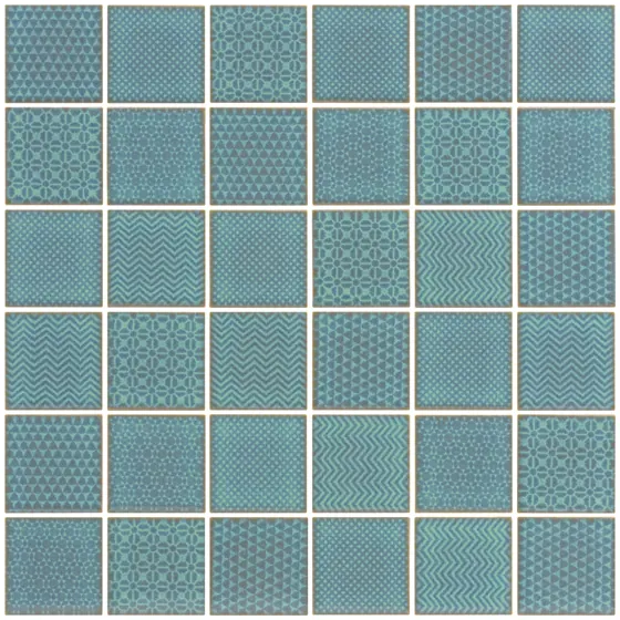 CELADON EMERALD MOSAIC 47X47 S21