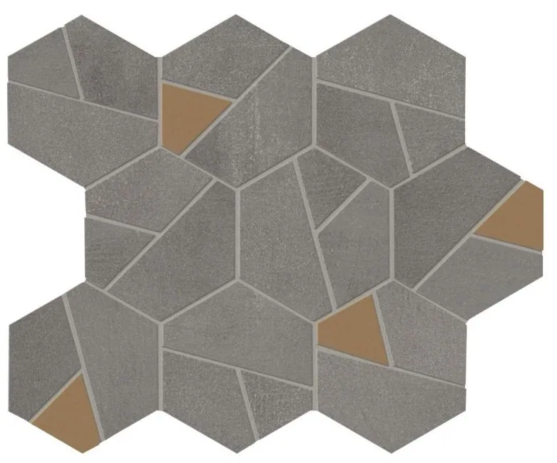 BOOST Hexagon Smoke & Yellow 25X28.50