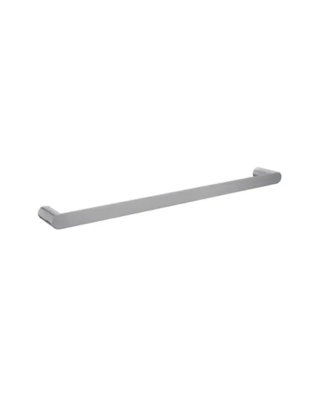 Esperia Single Towel Rail 800mm Brushed Nickel
