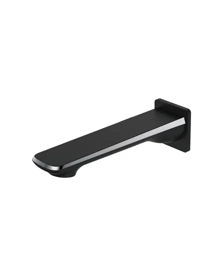 Esperia Bath Spout Matte Black & Chrome