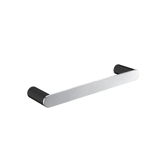 Esperia Hand Towel Rail 300mm Black & Chrome