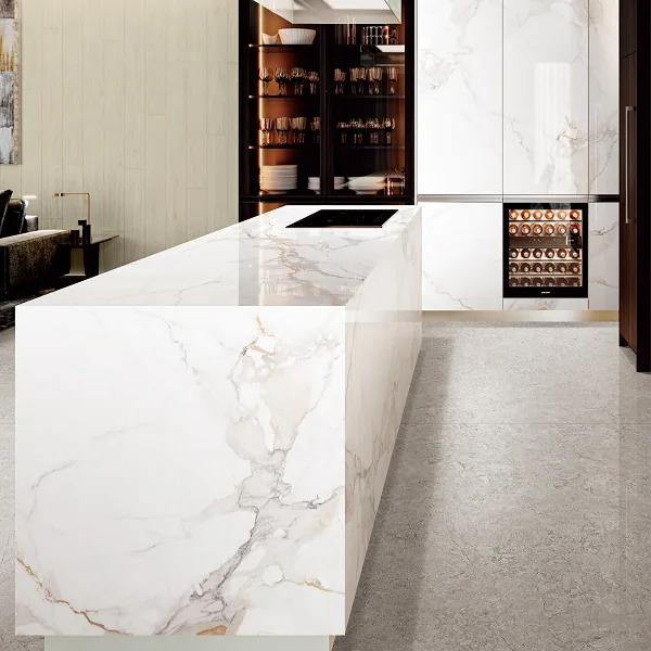 XL-Slab Golden Calacatta face-1 160x320 Polished 5.8mm thick