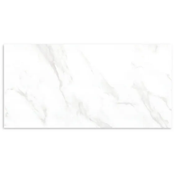 Carrara White Gloss Wall Tile 300×600 S35
