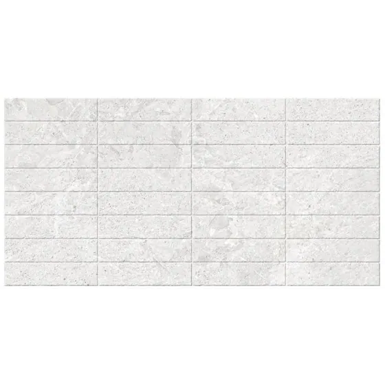 Rhythm White Brick Decor 30x60 Matt