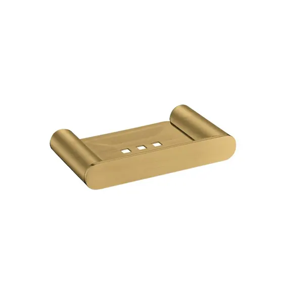 Esperia Soap Dish Brushed Yellow Gold