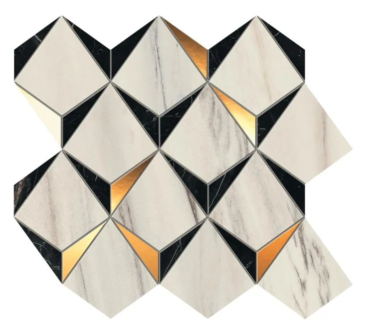 MarvelDream Bianco-Black Diamond Mosaic
