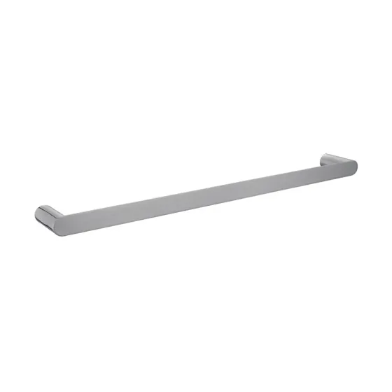 Esperia Single Towel Rail 600mm Brushed Nickel