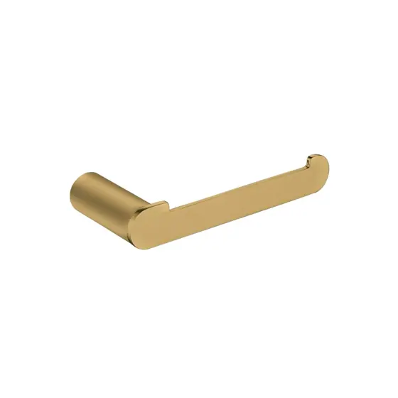 Esperia Toilet Roll Holder Brushed Yellow Gold