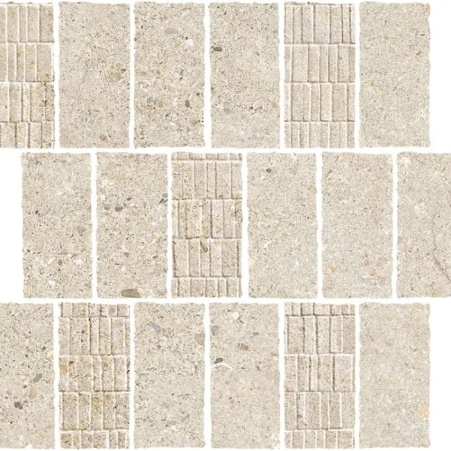 Amalfi Crema Mosaic 30x30