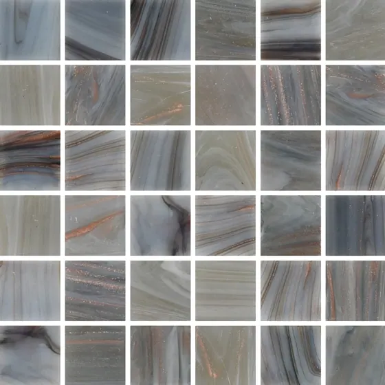 PEARL PEWTER GLASS 20X20 S21