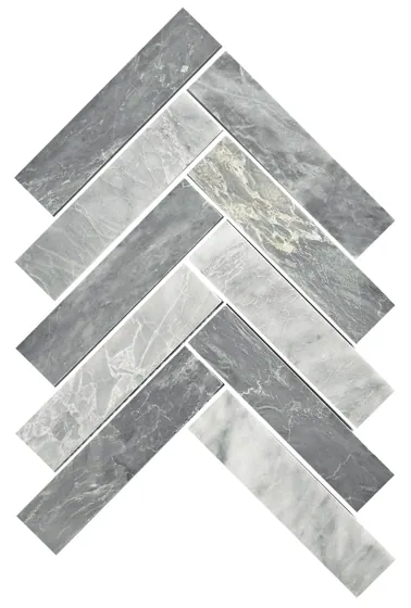ARTEMIS CARRARA GREY HERRINGBONE HONED 35X150 S21