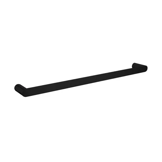 Esperia Single Towel Rail 600mm Matte Black