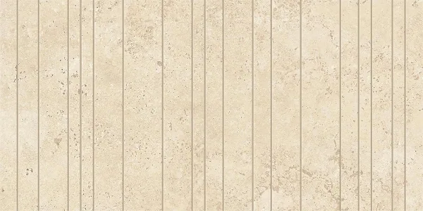 MarvelTravertine Sand Cross chisselled Urban Grid 29.5x60