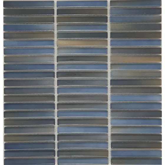 Bamboo Marine Opal Gloss Mosaic 12×92 S21