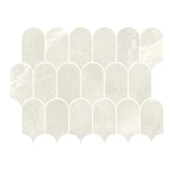 Kaolin Crema Perla Mosaic-Roman 30x24 SilkTec®