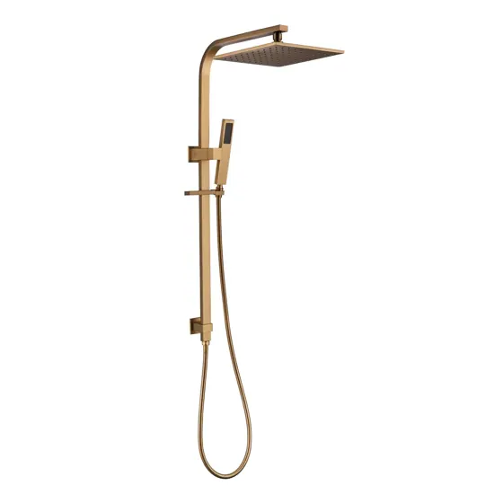 Esperia Shower Station Brushed Yellow Gold